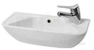 Eastbrook Sanitary Ware -  Cloakroom Basin 509x216 One Tap Hole Wh 56.0053