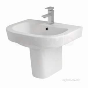 Eastbrook Sanitary Ware -  56.0065 Metro Semi-pedestal 4 56.0026 Wh