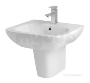 Eastbrook Sanitary Ware -  56.0071 Alto Semi-pedestal 4 56.0046 Wh