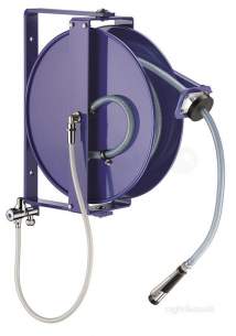 Delabie Accessories and Miscellaneous -  Delabie Steel Auto Rewind Hose Reel Flexible L20m Plus Spray Head