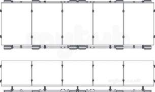 On Roof Support Systems -  Big Foot 20 Deg Solar Pv 5 Panel Pack