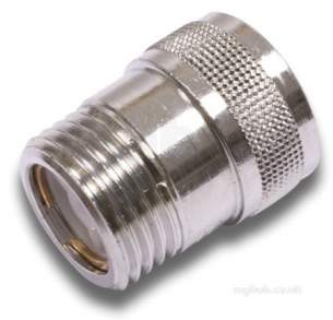 Brass Bushes Sockets and Plugs -  1/2inch Mxf Shower Check Valve Chrome Plated