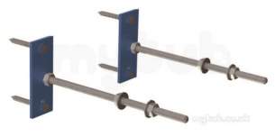 Delabie WC Toilets -  Delabie Wall Reinforcements For Tempofix Frame System