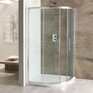 Eastbrook Showers -  Volente Offset Quad 1000 X 700 Silver 58.123