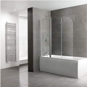 Eastbrook Showers -  Volente 1 Fxd 2 Hinge Pnl 1550 X 1475 Sil
