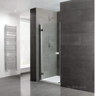Eastbrook Showers -  Eastbrook Volente Frameless Wall Profile Slv