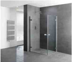 Eastbrook Showers -  Volente 1.2mx900 Double Hinge Dr Slv