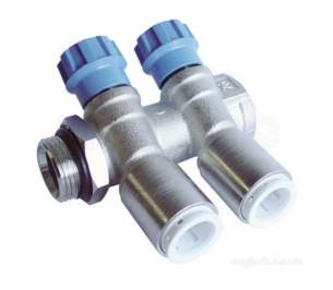John Guest Speedfit Pipe and Fittings -  John Guest Jgman3 Na 3 Port Brass Manifold