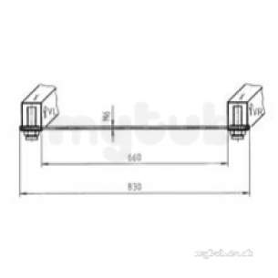 Kaldewei Steel Baths -  Kaldewei Leg Set 5038 Duo 583370000000