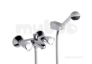 Roca Brassware -  Brava-n W/mntd Bath Shower Mixer Chrome