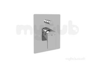 Roca Brassware -  L90 Built In Bath/shower Mixer Chrome