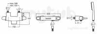 Roca Brassware -  Panama-n-t W/m Therm Bath Shower Mixer Chr