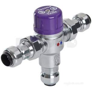 Pegler Thermostatic Mixing Valves -  Pegler Yorkshire 22mm Tx405 Tectite Tmv3/2