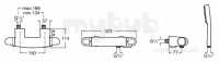 Roca Brassware -  Panama-n-t W/m Therm Shower Mixer Chrome