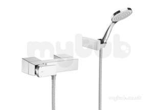 Roca Brassware -  L90 Wall Mounted Shower Mixer Chrome
