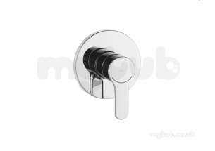 Roca Brassware -  L20 Built In Bath Or Shower Mixer Chrome