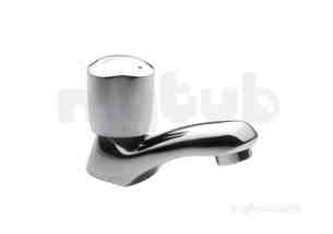 Roca Brassware -  Brava-n Basin Pillar Tap Hot Chrome