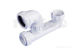 Wavin Certus Products -  Wavin 40mm Low Level Bath Trap 5ct11w