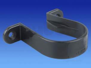 Osma Above Ground Drainage -  4m081b Black Osma 32mm Pipe Bracket