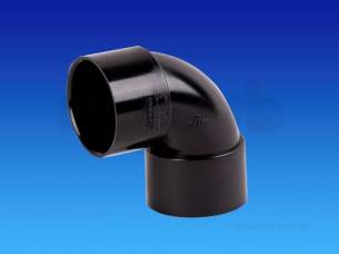 Osma Above Ground Drainage -  5m161b Black Osma 40mm Bend-87.5deg