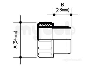 Osma Above Ground Drainage -  5m292w White Osma 40mm Access Plug