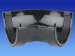Osma Above Ground Drainage -  5t504b 5 Inch Black 135d Gutter Angle
