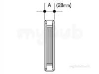Osma Above Ground Drainage -  5t511b 5 Inch Black Stopend External