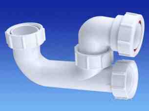 Osma Above Ground Drainage -  5v802w White Osma 11/2 Inch X38mm Bath Trap