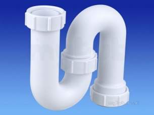 Osma Above Ground Drainage -  Osma 4v803w White 1 1/4 Tub S Trap 76