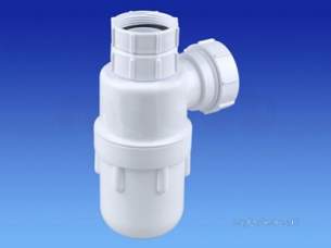 Osma Above Ground Drainage -  Osma 40mm Adj Bottle Trap 75mm 5v808-w