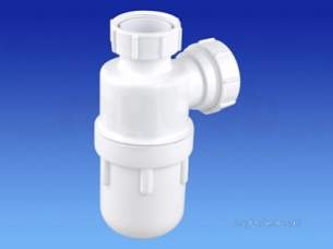 Osma Above Ground Drainage -  5v812w White Osma 11/2 Inch X76mm Bottle Trap