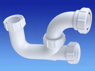 Osma Above Ground Drainage -  5v846w White Osma 11/2 Inch X76mm Bath Trap