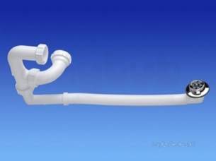 Osma Above Ground Drainage -  5v848w White Osma 11/2 Inch X76mm Bath Trap