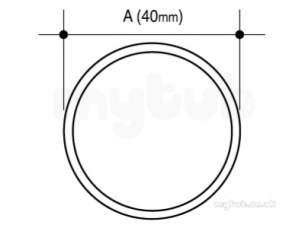 Osma Push Fit Wastes -  5w073w 40mm X 3m P/e Pipe Bs5254