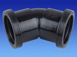 Osma Push Fit Wastes -  Osma 5w163w 40mm Bend 45deg Bs5254
