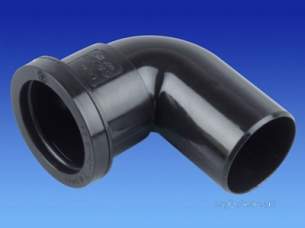 Osma Push Fit Wastes -  4w260w 32mm Spigot Bend 90 Degree Bs5254