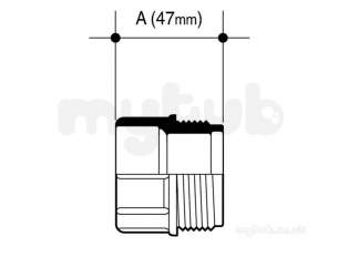 Wavin Certus Products -  40mm Waste-fi Skt Thread Skt 5cz128w