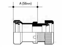 Osma Above Ground Drainage -  5z184g Grey Osma 11/2 Inch Conn Bs659