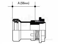 Osma Above Ground Drainage -  5z185g Grey Osma 11/2 Inch Tank Conn