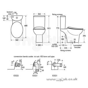 Ideal Standard Wc Seats -  Ideal Standard Purity K7043 Wc Seat Only Wh K704301