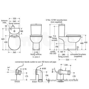 Ideal Standard Concept -  Ideal Standard New Studio/concept E801501 Ho C/c Pan Wh