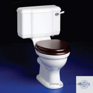 Ideal Standard Wc Seats -  Ideal Standard Classics E4770 Seat Plus Chrome Plated Hinges Mahog E4770fh