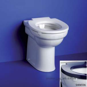 Armitage Shanks Commercial Sanitaryware -  Armitage Shanks Contour 21 Btw Pan 46cm Hi Wh S305701