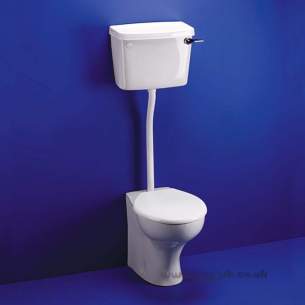 Armitage Entry Level Sanitaryware -  Armitage Shanks Compact S3900 Side Supply Intl Ovf Cistern Wh