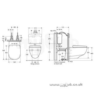 Ideal Standard Jasper Morrison -  Ideal Standard Jasper Morrison Ho Wall Hung Pan White E6217