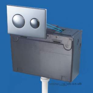 Armitage Shanks Commercial Sanitaryware -  Armitage Shanks Conceala 2 S3643 Cistern 4.50/3 Ltr S364367