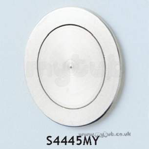 Armitage Shanks Commercial Sanitaryware -  Armitage Shanks Sentry Pbutton Stainless Steel Pneu 200mm S4445my