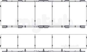 On Roof Support Systems -  Big Foot 10 Deg Solar Pv 5 Panel Pack