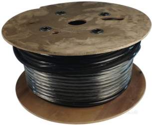 Cable -  Px Impact Resistant 3 Core Cable 2.5mm Black (100m Reel)