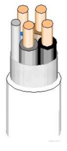Cable -  Px 4 Core Earth And Fire Cable 2.5mm (100m Reel)